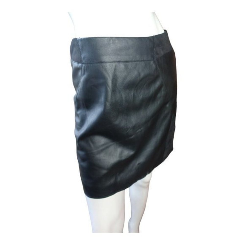 Naf Naf Faux Leather‎ Skirt 36